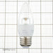 Halco B11CL5/830/E26/LED 5W LED B11 3000K 120V 82 CRI Medium E26 Base Dimmable Clear Bulb (80183)