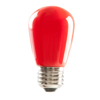 Halco S14RED1C/LED 1.4W LED S14 120V Medium E26 Base Dimmable Red Bulb (80517)