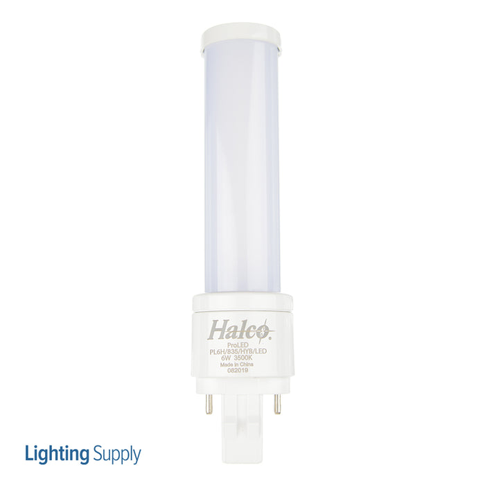 Halco PL6H/835/HYB/LED ProLED 6W LED 3500K 82 CRI Bi-Pin GX23 Plug-In Base Bulb (81161)