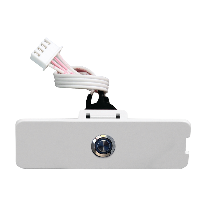 Halco CBT-ENDCAP-EMTS Center Basket Troffer End Cap With Emergency Test Switch (81816)