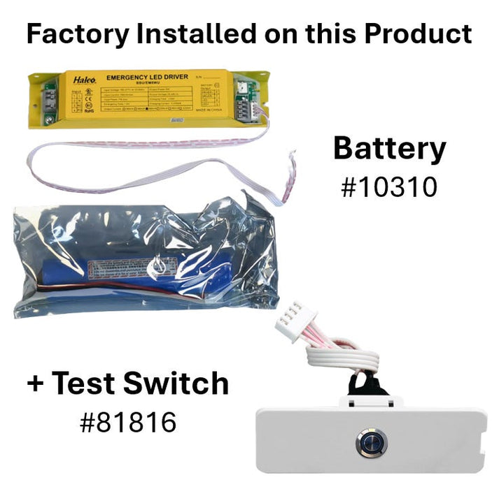 Halco CBT-RK-24-LS-CS-UNV-EM LED 2X4 Center Basket Troffer Retrofit Kit Controls Ready Selectable 4000Lm/4500Lm/5000Lm 3500K/4000K/5000K 120-277V 0-10V Dimming Emergency Battery Backup (81809)