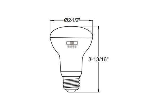 Halco 6BR20-FL-LED-9CS-D-T20 LED BR20 Flood E26 Base 6W CCT Selectable 2700K/3000K/3500K/4000K/5000K 525Lm Dimmable 90 CRI 120V (83220)
