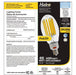 Halco HiLED65S-850-EX39 LED HID Filament ED37 Lamp Wattage Selectable 45W/55W/65W 5000K EX39 Base 80 CRI (84906)