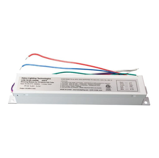 Halco LDM-T8195-100WM LED T8 Type B and Hybrid A/B Dimming Driver 0-10V Dimming - Required To Dim T8 In Type B Mode (84979)