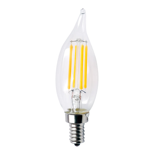 Halco CA10CL4ANT/830/LED2 CA10 4.5W 3000K Dimmable Clear Filament E12 ProLED (85066)