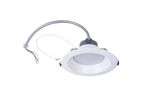Halco CDL8-WS-CS-U 8 Inch ProLED Select Commercial Downlight Wattage/CCT Selectable 12W/20W/30W 2700K/3000K/3500K/4000K/5000K 0-10V Dimming (88986)
