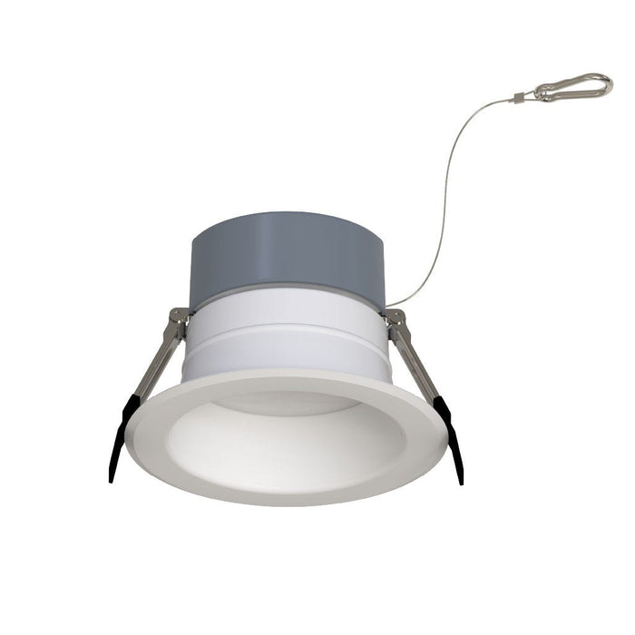 Halco CDL-4-LS-CS-WH-DDV 4 Inch Downlight Selectable 600Lm/800Lm/1000Lm 2700K/3000K/3500K/4000K/5000K 120-277V Triac/ELV/0-10V White Reflector/Flange (89210)