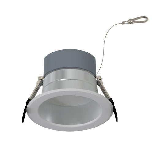 Halco CDL-4-LS-CS-HZWH-DDV 4 Inch Downlight Selectable 600Lm/800Lm/1000Lm 2700K/3000K/3500K/4000K/5000K 120-277V Triac/ELV/0-10V Haze Reflector/White Flange (89214)