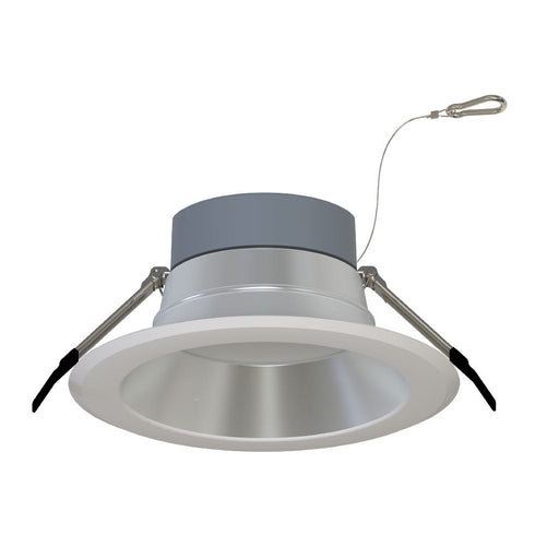 Halco CDL-8-LS-CS-HZWH-DDV 8 Inch Downlight Selectable 1800Lm/2700Lm/3500Lm 2700K/3000K/3500K/4000K/5000K 120-277V Triac/ELV/0-10V Haze Reflector/White Flange (89216)