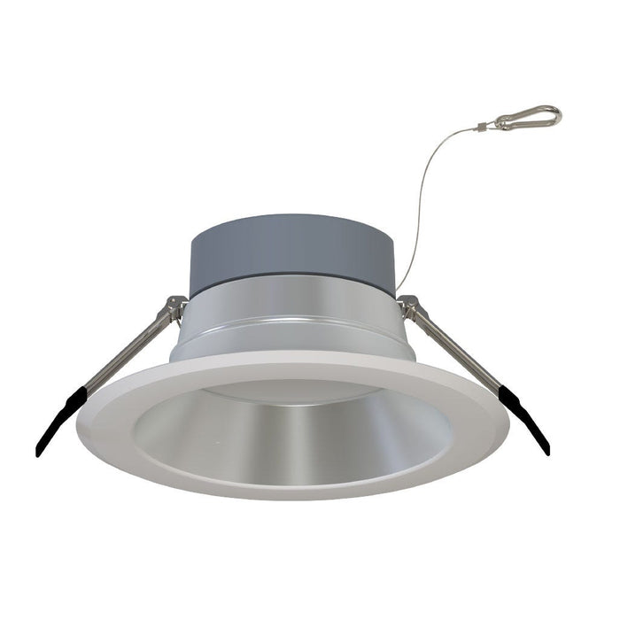 Halco CDL-8-LS-CS-HZWH-DDV 8 Inch Downlight Selectable 1800Lm/2700Lm/3500Lm 2700K/3000K/3500K/4000K/5000K 120-277V Triac/ELV/0-10V Haze Reflector/White Flange (89216)