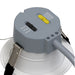 Halco CDLEM-4-LS-CS-WH-DDV 4 Inch Downlight Selectable 600Lm/800Lm/1000Lm 2700K/3000K/3500K/4000K/5000K 120-277V Triac/ELV/0-10V Emergency Battery Backup White Reflector/Flange (89218)