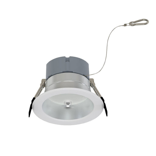 Halco CDLEM-4-LS-CS-HZWH-DDV 4 Inch Downlight Selectable 600Lm/800Lm/1000Lm 2700K/3000K/3500K/4000K/5000K 120-277V Triac/ELV/0-10V Emergency Backup Haze Reflector/White Flange (89222)