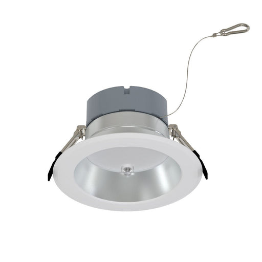 Halco CDLEM-6-LS-CS-HZWH-DDV 6 Inch Downlight Selectable 1000Lm/1800Lm/2500Lm 2700K/3000K/3500K/4000K/5000K 120-277V Triac/ELV/0-10V Emergency Backup Haze Reflector/White Flange (89223)