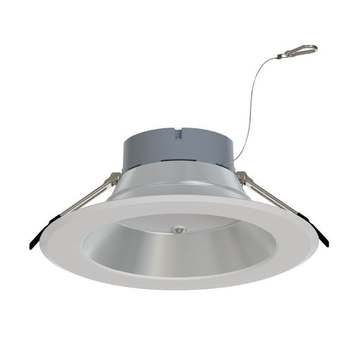 Halco CDLEM-10-LS-CS-HZWH-DDV 10 Inch Downlight Selectable 2800Lm/3500Lm/4500Lm 2700K/3000K/3500K/4000K/5000K 120-277V Triac/ELV/0-10V Emergency Backup Haze Reflector/White Flange (89225)