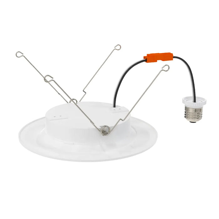 Halco Retrofit Slim Downlight 6 Inch Push Lens CCT Selectable 2700K/3000K/3500K/4000K/5000K 90 CRI 120V Triac Dimming