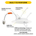 Halco Retrofit Slim Downlight 6 Inch Push Lens CCT Selectable 2700K/3000K/3500K/4000K/5000K 90 CRI 120V Triac Dimming
