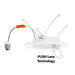 Halco Retrofit Slim Downlight 6 Inch Push Lens CCT Selectable 2700K/3000K/3500K/4000K/5000K 90 CRI 120V Triac Dimming