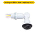 Halco PSC-EXT90CZ10 TruBlu 90-Degree Elbow With Z-10 Base White [Indoor] (25435)