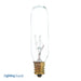 Halco T6CL15/CAN 15W Incandescent T6 130V Candelabra E12 Base Dimmable Clear Bulb (9030)