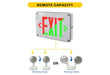 Halco EMG-WLEX-WH-RG Emergence Series Wet/Cold Location Exit Sign Selectable Red Or Green Legend Selectable Single/Double Face Self Diagnostics Remote Capacity White (97126)