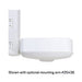 Halco PSC-BL-I-FM-110-BLE-SR TruBlu Mesh Fixture Side Mounted PIR Motion Sensor High/Low Bay Line Voltage 100-277VAC 0-10V Dimming White [High Bay Lens Installed Low Bay Lens Aisle Covers Included] Arm Sold Separately [25438] (25420)