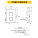 Halco PSC-CGW-200-BLE-SR TruBlu Mesh Outdoor Long-Range Gateway/Cellular Outdoor Gateway 120-277Vac Input (25429)