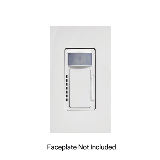 Halco PSC-DM-I-WS-100-BLE-SR-WH TruBlu Mesh Wireless 1-Button And PIR Occupancy Sensor Dimming Wall Controller White 120-277VAC (25434)
