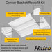 Halco CBT-RK-22-LS-CS-UNV-EM LED 2X2 Center Basket Troffer Retrofit Kit Controls Ready Selectable 2500Lm/3125Lm/4000Lm 3500K/4000K/5000K 120-277V 0-10V Dimming Emergency Battery Backup (81808)