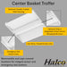 Halco CBT-22-LS-CS-UNV LED 2X2 Center Basket Troffer Controls Ready Lumen/CCT Selectable 2500Lm/3125Lm/4000Lm 3500K/4000K/5000K 120-277V 0-10V Dimming (81799)