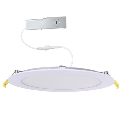 Halco CSDL-8-LS-CS-ST-DDV Commercial Slim Downlight 8 Inch 18W Lumen/CCT Selectable 900Lm/1100Lm/1500Lm 2700K/3000K/3500K/4000K/5000K Smooth Trim 120-277V Dimmable (89170)