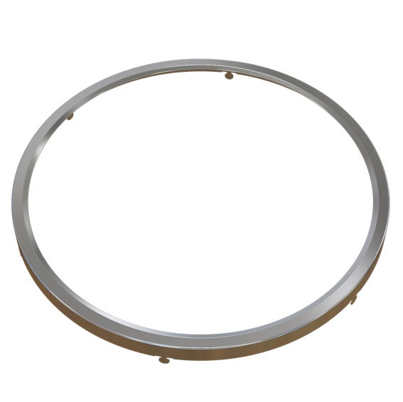 Halco DSK-12-TRM-BN Surface Mount Disk 12 Inch Round Trim Brushed Nickel (83937)