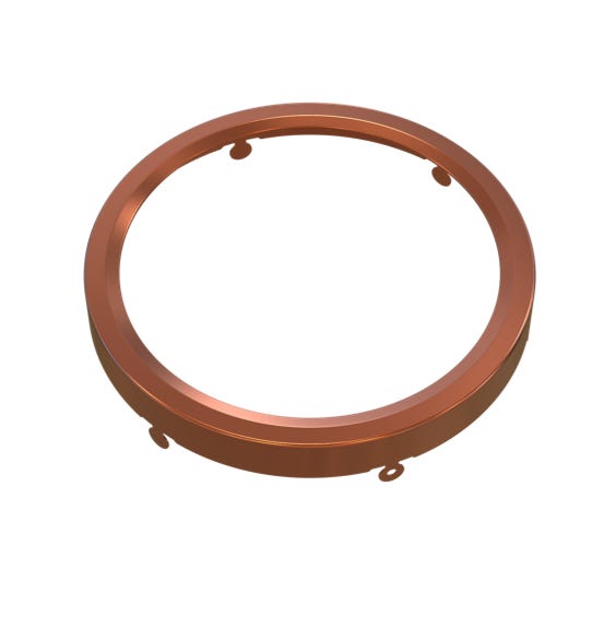 Halco DSK-5.5-TRM-BC Surface Mount Disk 5.5 Inch Round Trim Brushed Copper (83926)