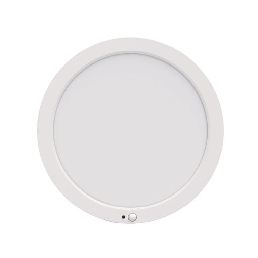 Halco DSK-9-CS-120V-PIR LED Surface Mount Disk Downlight 9 Inch 18W 1480Lm CCT Selectable 2700K/3000K/3500K/4000K/5000K 120V Non-Dimmable PIR Sensor (83903)