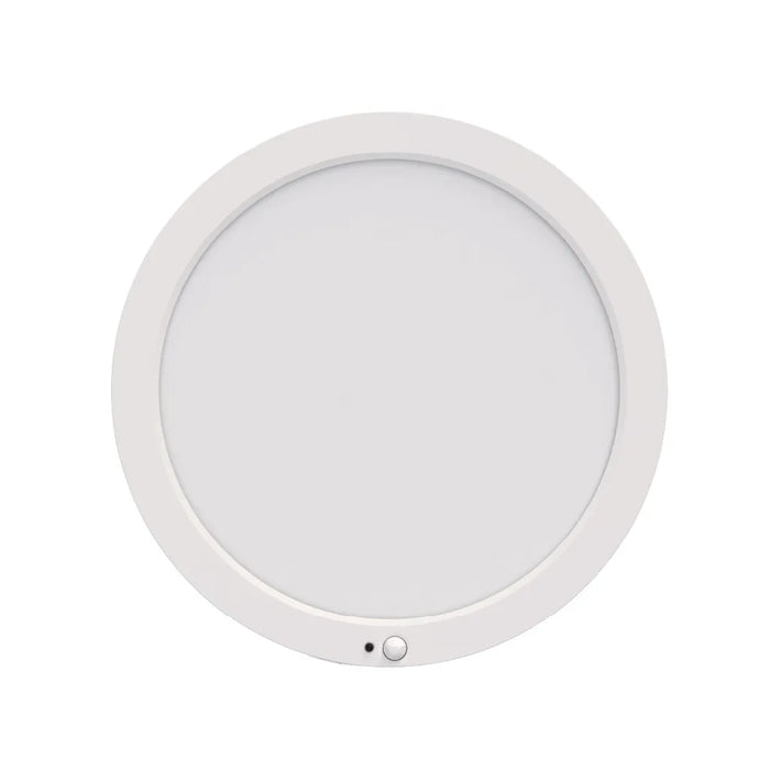 Halco DSK-9-CS-120V-PIR LED Surface Mount Disk Downlight 9 Inch 18W 1480Lm CCT Selectable 2700K/3000K/3500K/4000K/5000K 120V Non-Dimmable PIR Sensor (83903)