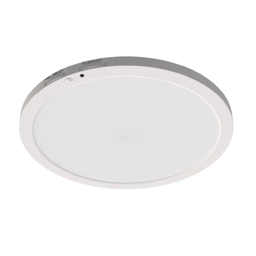 Halco DSK-12-CS-120V-PIR LED Surface Mount Disk Downlight 12 Inch 22W 1650Lm CCT Selectable 2700K/3000K/3500K/4000K/5000K 120V Non-Dimmable PIR Sensor (83904)