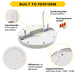 Halco DSK-7-CS-120V-PIR LED Surface Mount Disk Downlight 7 Inch 14W 1150Lm CCT Selectable 2700K/3000K/3500K/4000K/5000K 120V Non-Dimmable PIR Sensor (83902)
