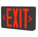 Halco EMG-EXE-BK-RG Emergence Series Black Thermoplastic Exit Sign With Field-Selectable Red/Green Legend Single/Double Face With Battery Backup T20 (97120)