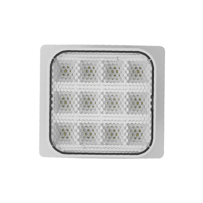 Halco EMG-RH-1-IND-SQ-WH Remote Head Indoor Single Square White 1W LED 3.6-15VDC Input (98053)