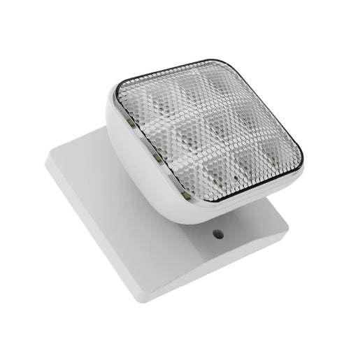 Halco EMG-RH-1-IND-SQ-WH Remote Head Indoor Single Square White 1W LED 3.6-15VDC Input (98053)