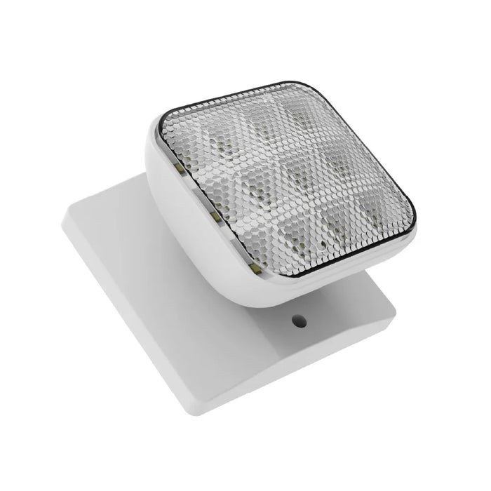 Halco EMG-RH-1-IND-SQ-WH Remote Head Indoor Single Square White 1W LED 3.6-15VDC Input (98053)