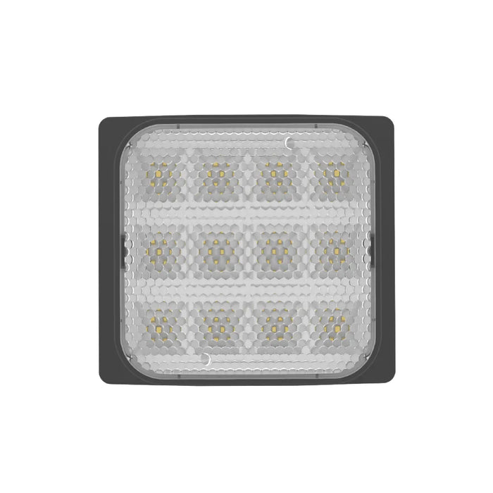 Halco EMG-RH-1-IND-SQ-BK Remote Head Indoor Single Square Black 1W LED 3.6-15VDC Input (98061)