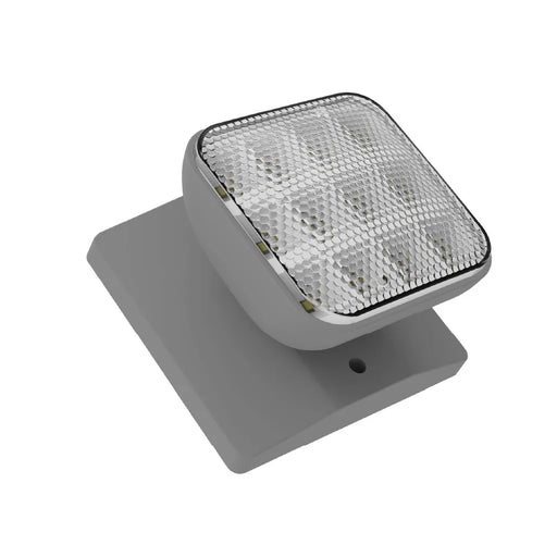 Halco EMG-RH-1-IND-SQ-GY Remote Head Indoor Single Square Gray 1.2W LED 3.6-15VDC Input (98069)