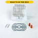 Halco EMG-RH-1-IND-SQ-WH Remote Head Indoor Single Square White 1W LED 3.6-15VDC Input (98053)