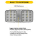 Halco EMG-RH-2-IND-SQ-WH Remote Head Indoor Double Square White 2W LED 3.6-15VDC Input (98054)