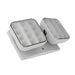 Halco EMG-RH-2-IND-SQ-WH Remote Head Indoor Double Square White 2W LED 3.6-15VDC Input (98054)
