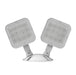 Halco EMG-RH-2-OUT-SQ-WH Remote Head Outdoor Double Square White 2W LED 3.6-15VDC Input (98058)