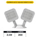 Halco EMG-RH-2-OUT-SQ-WH Remote Head Outdoor Double Square White 2W LED 3.6-15VDC Input (98058)