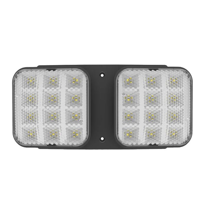 Halco EMG-RH-2-IND-SQ-BK Remote Head Indoor Double Square Black 2W LED 3.6-15VDC Input (98062)