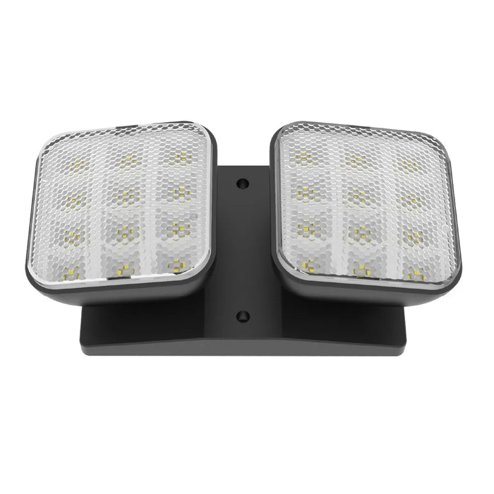 Halco EMG-RH-2-IND-SQ-BK Remote Head Indoor Double Square Black 2W LED 3.6-15VDC Input (98062)