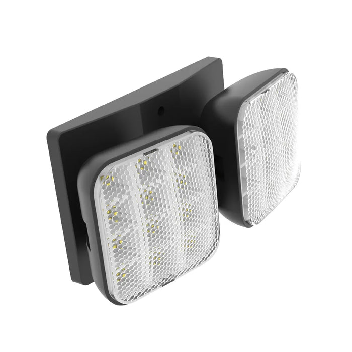 Halco EMG-RH-2-IND-SQ-BK Remote Head Indoor Double Square Black 2W LED 3.6-15VDC Input (98062)